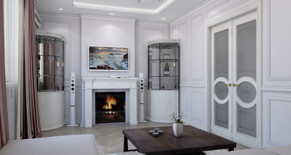 3х-комн. квартира для семьи в стиле неоклассика