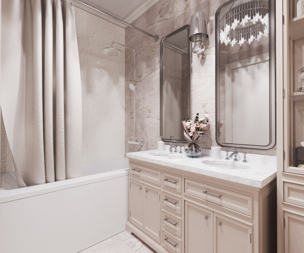 Дизайн проект для молодой семьи в ЖК Уфимский Кремль