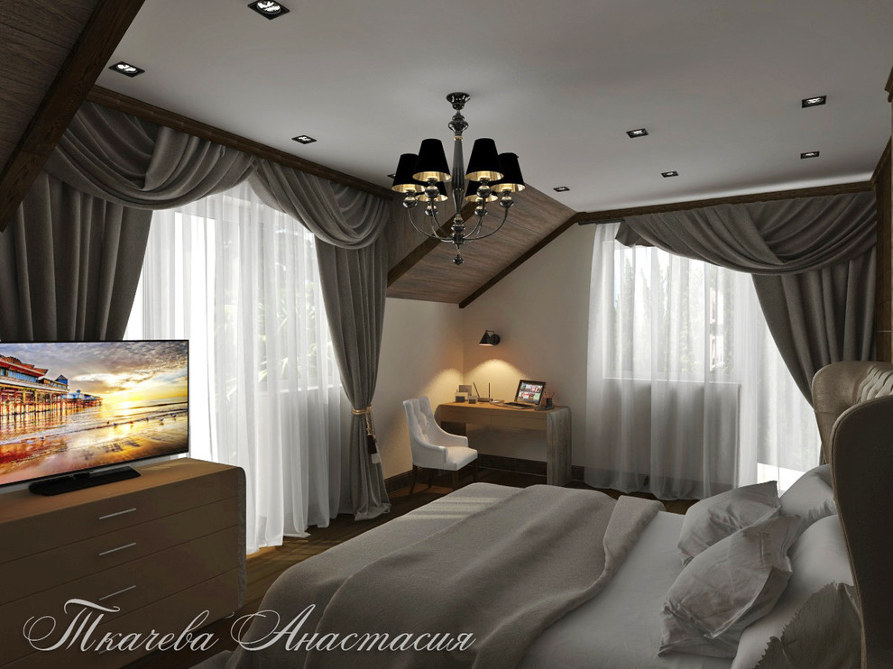 Спальни в доме на Красной поляне