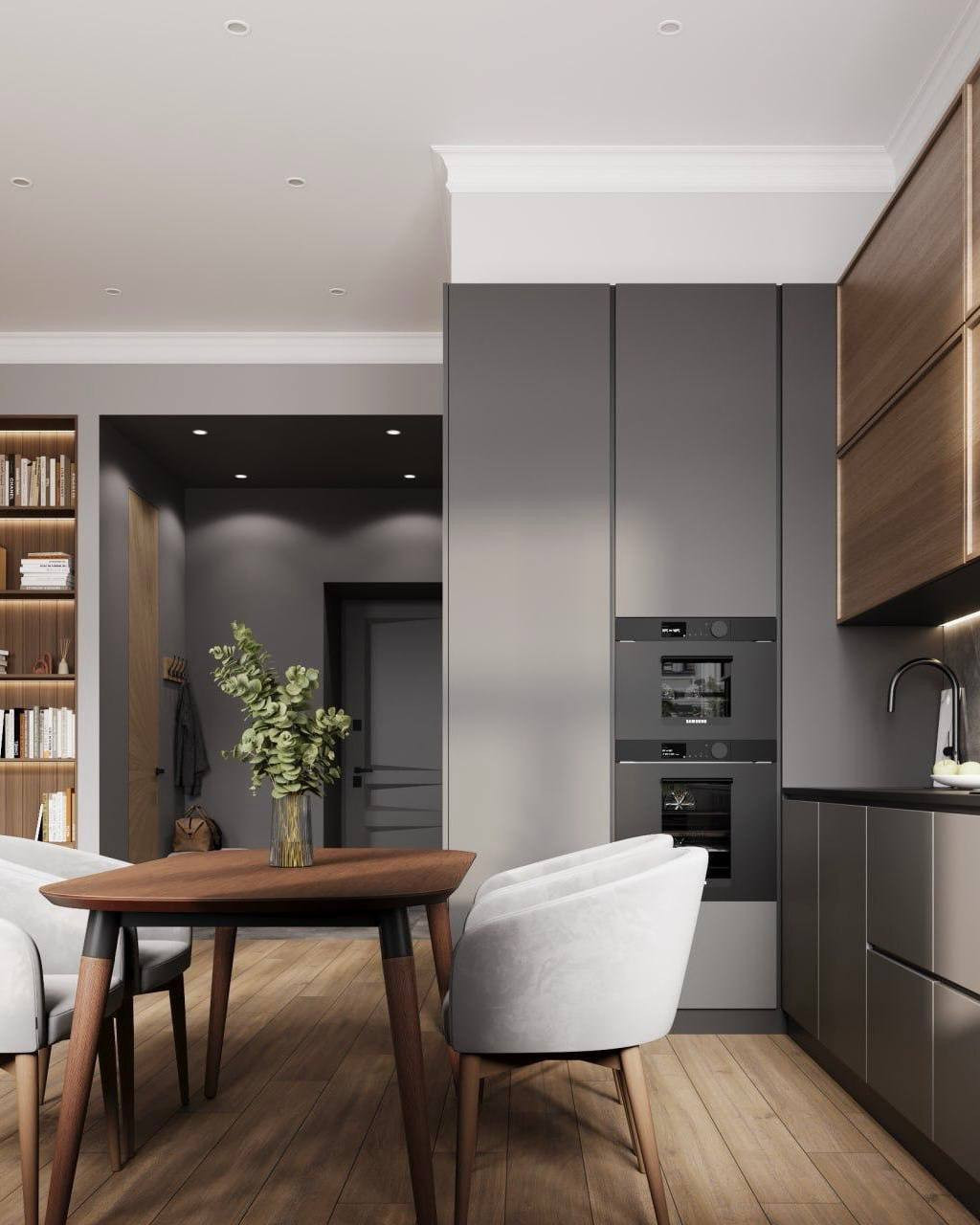 Дизайн-проект 3-х комнатной квартиры для семьи с 4-мя детьми.