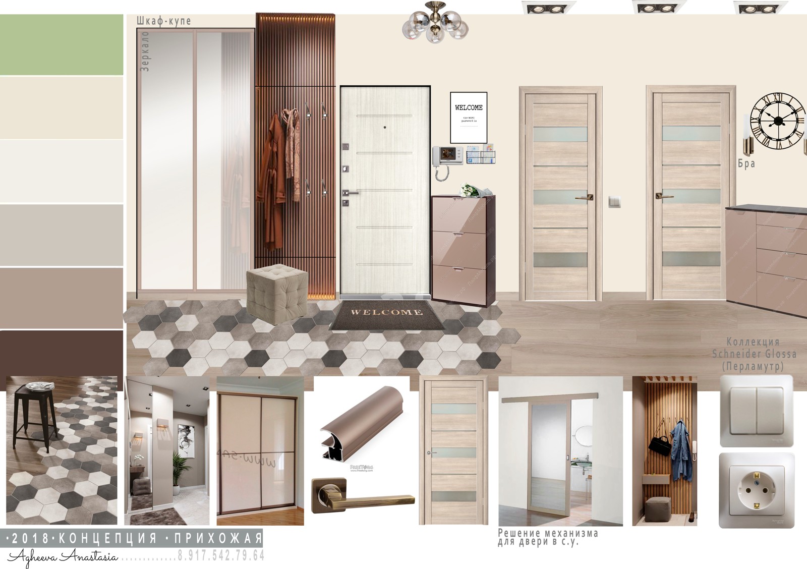 Проект квартиры #кофейныетона