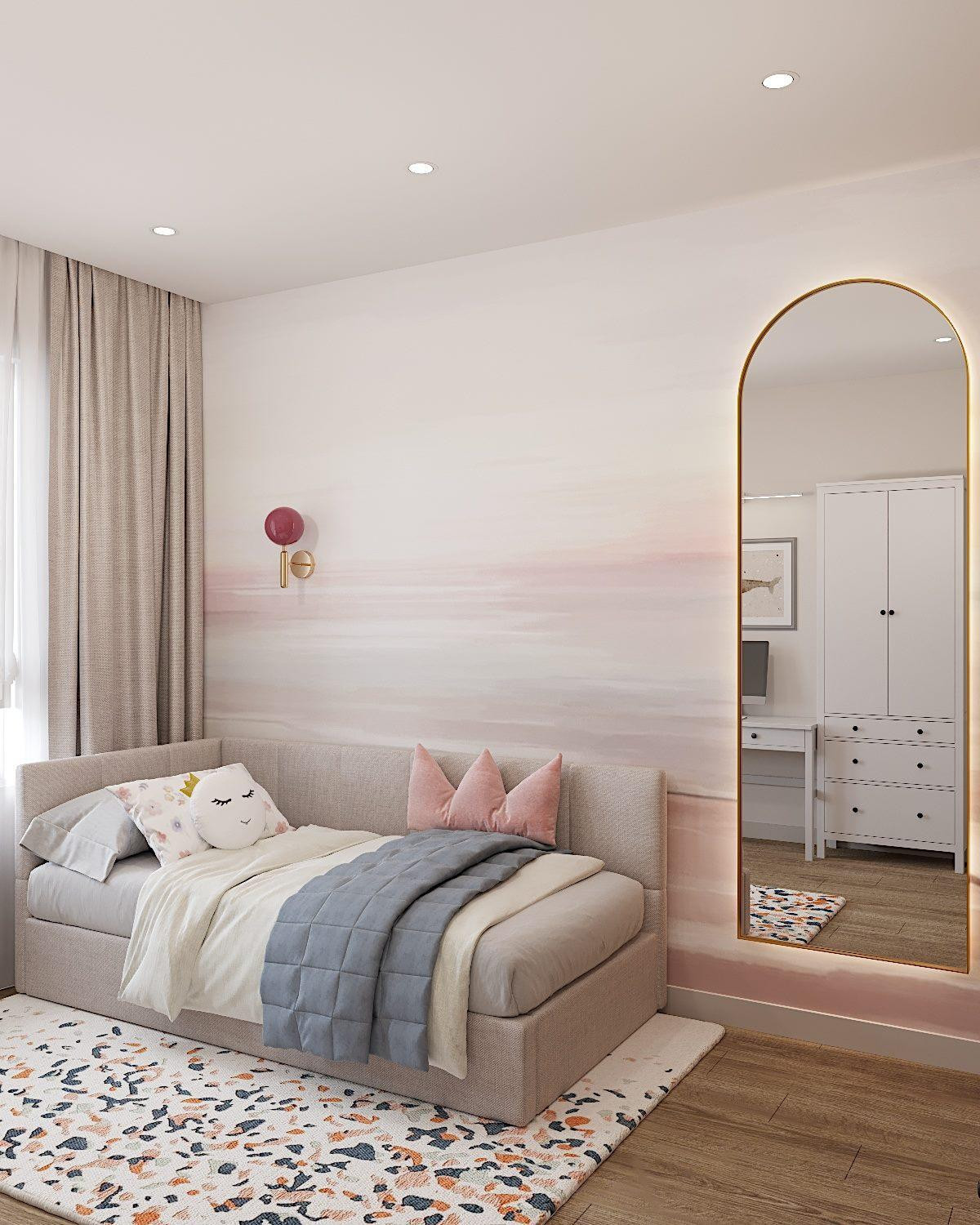 Яркая эклектичная квартира 85м2 в Новороссийске