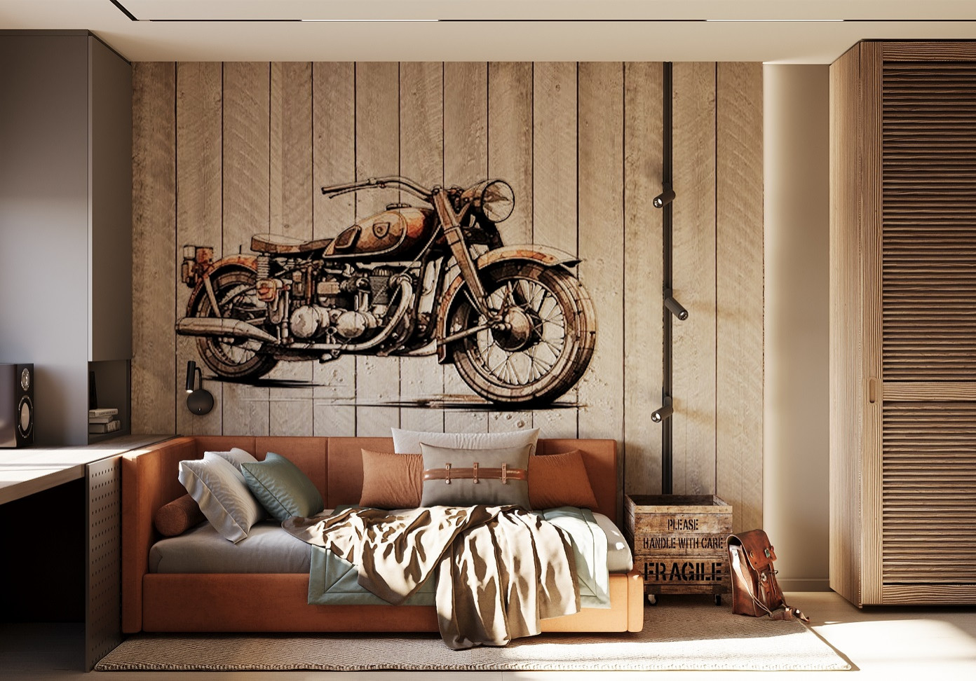 Детская для подростка в стиле Лофт