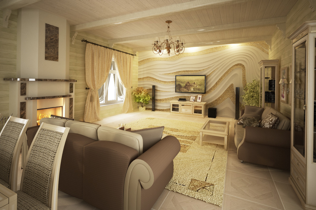 Деревянный коттедж