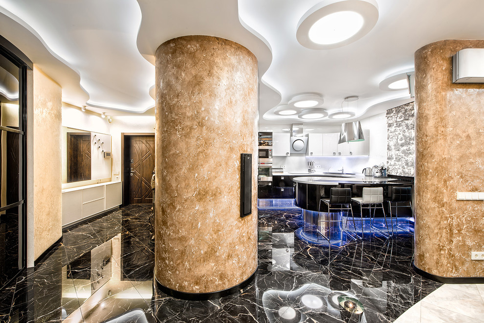 Криволинейный интерьер