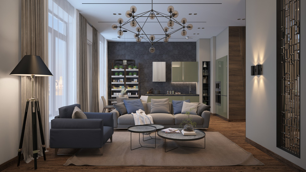 Интерьер квартиры в ЖК MILKHOUSE 130 м^2