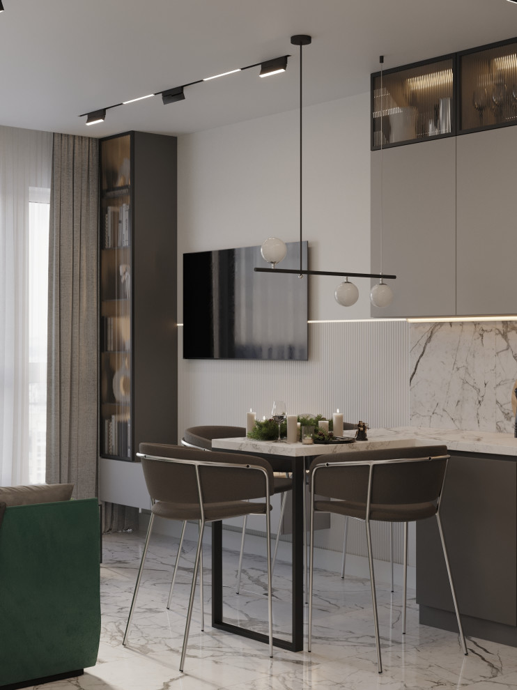 Однокомнатная квартира для молодой девушки, площадь 41 кв.м