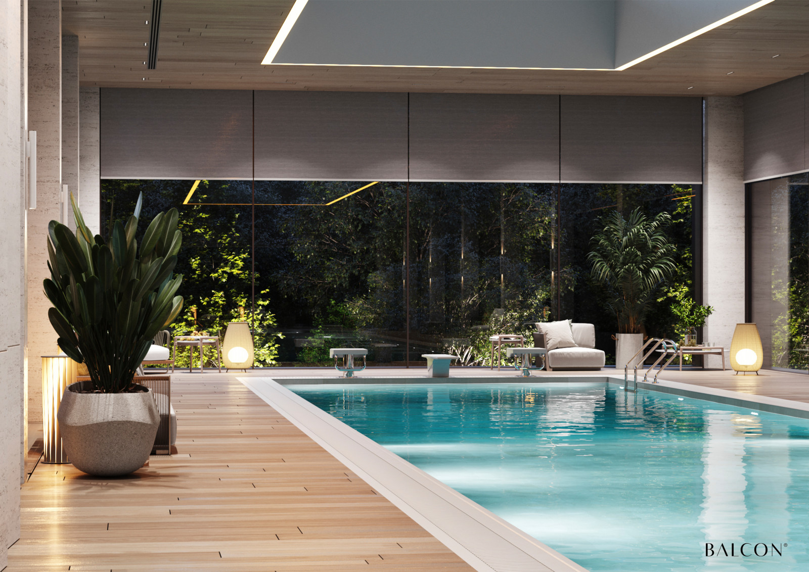 Спа-компекс с бассейном