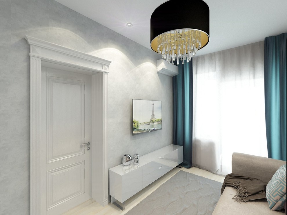 Дизайн интерьера 3к.кв. в ЖК Янтарный город (160 кв. м)