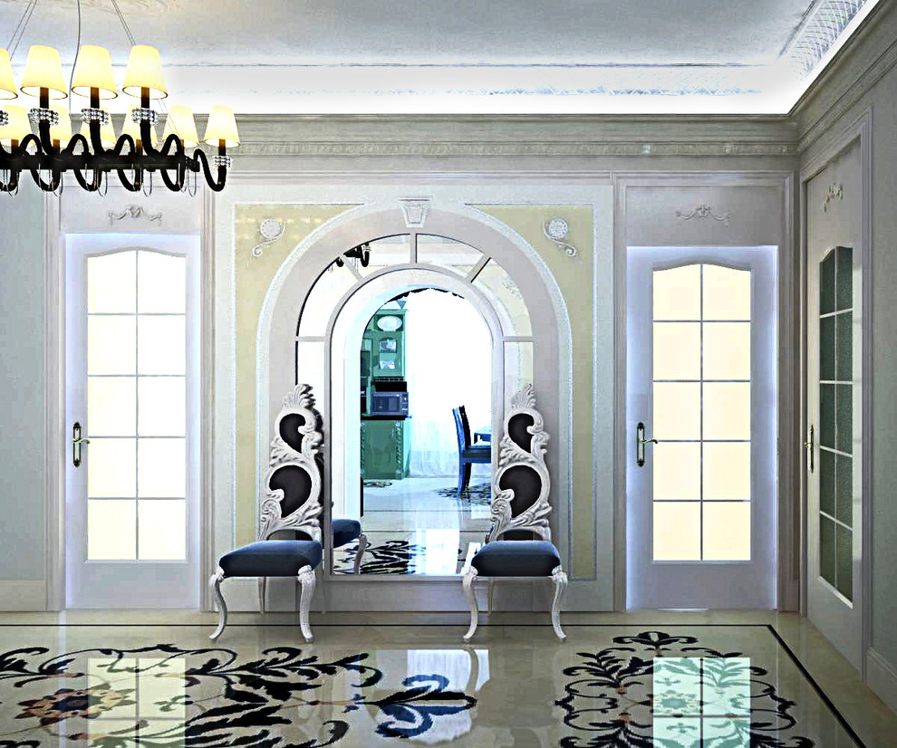 Фойе в загородном доме.