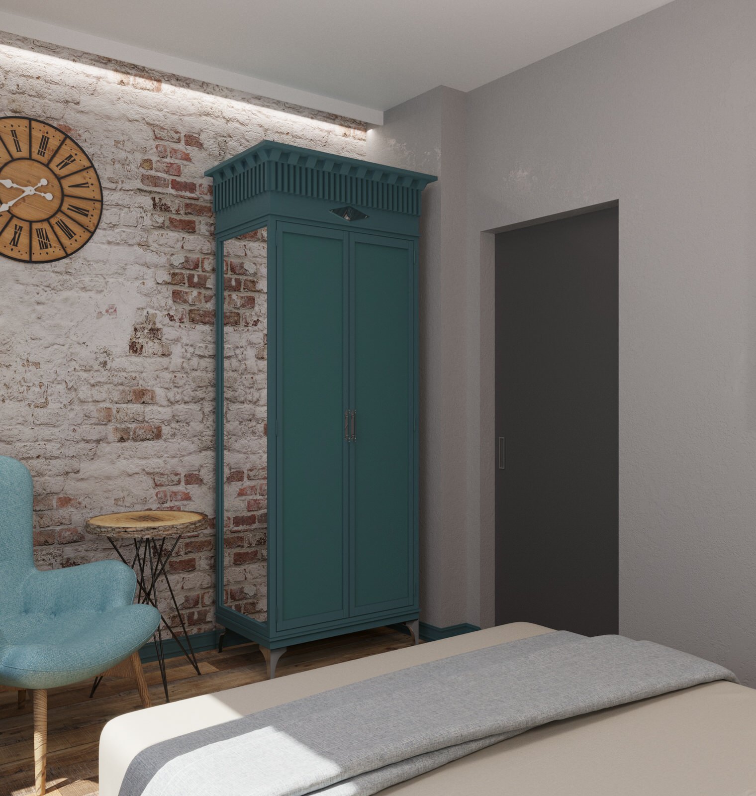 Квартира в стиле эклектики с элементами лофт