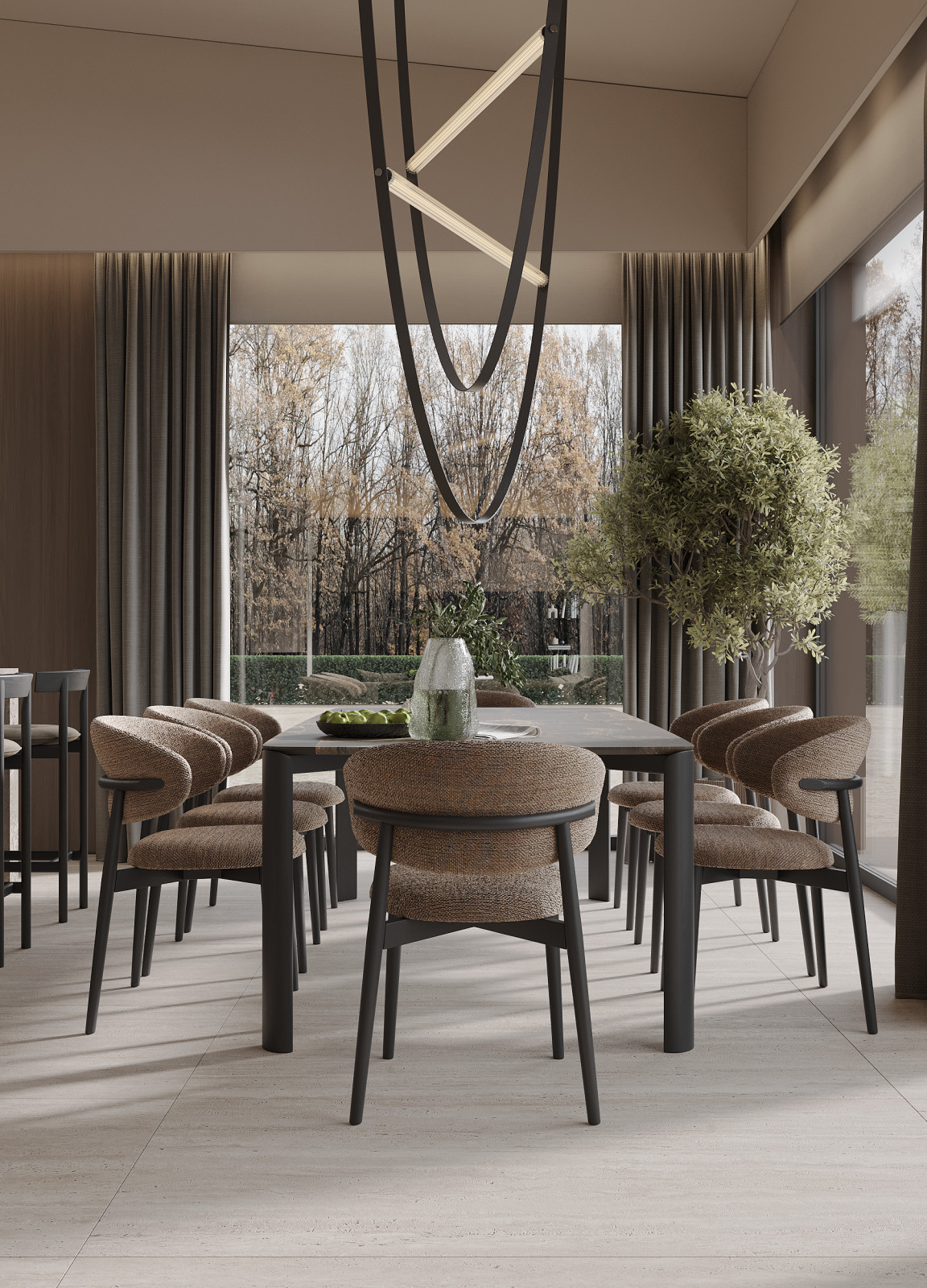 Интерьер дома, 9 просека, 240м2