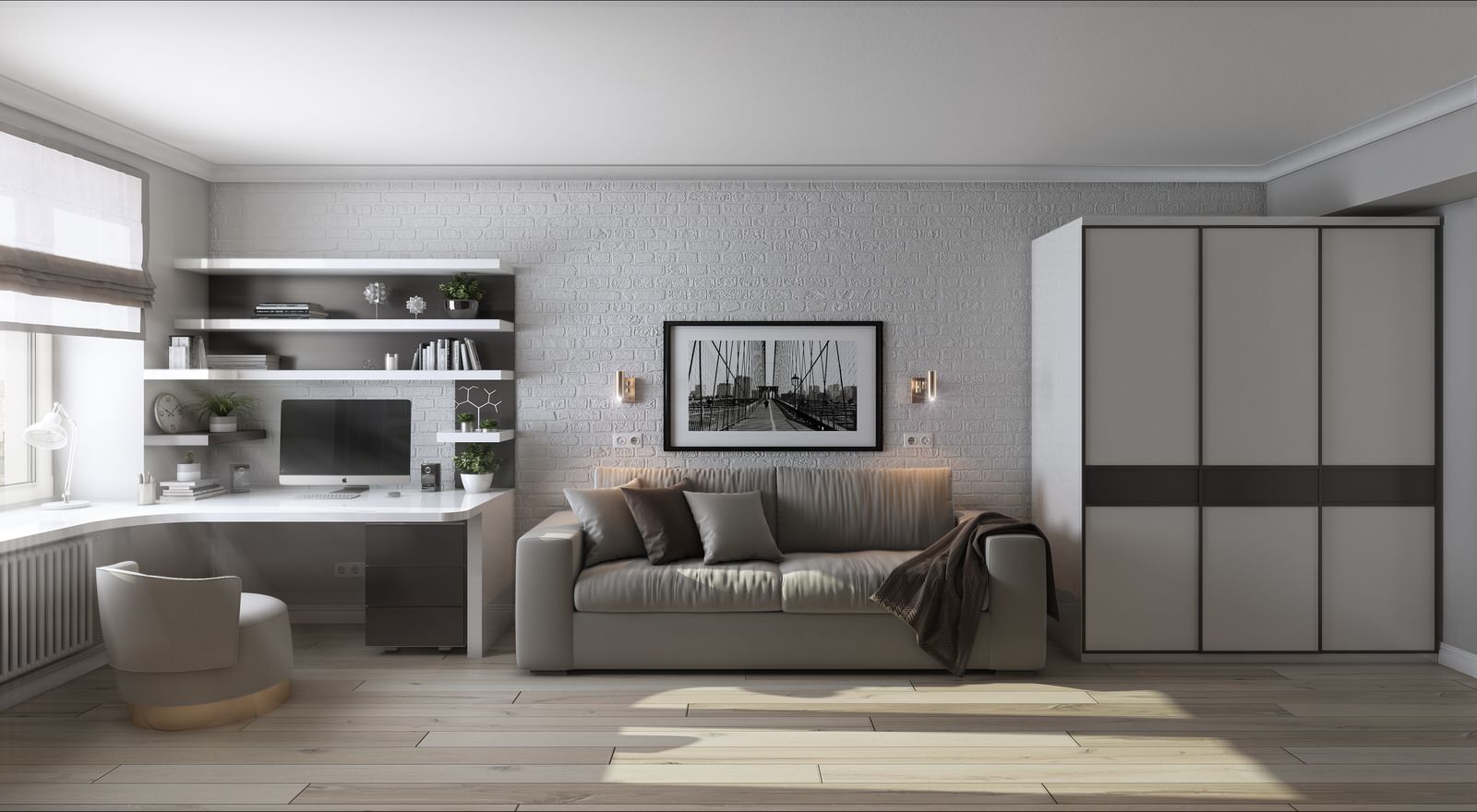 Квартира в современном классическом стиле