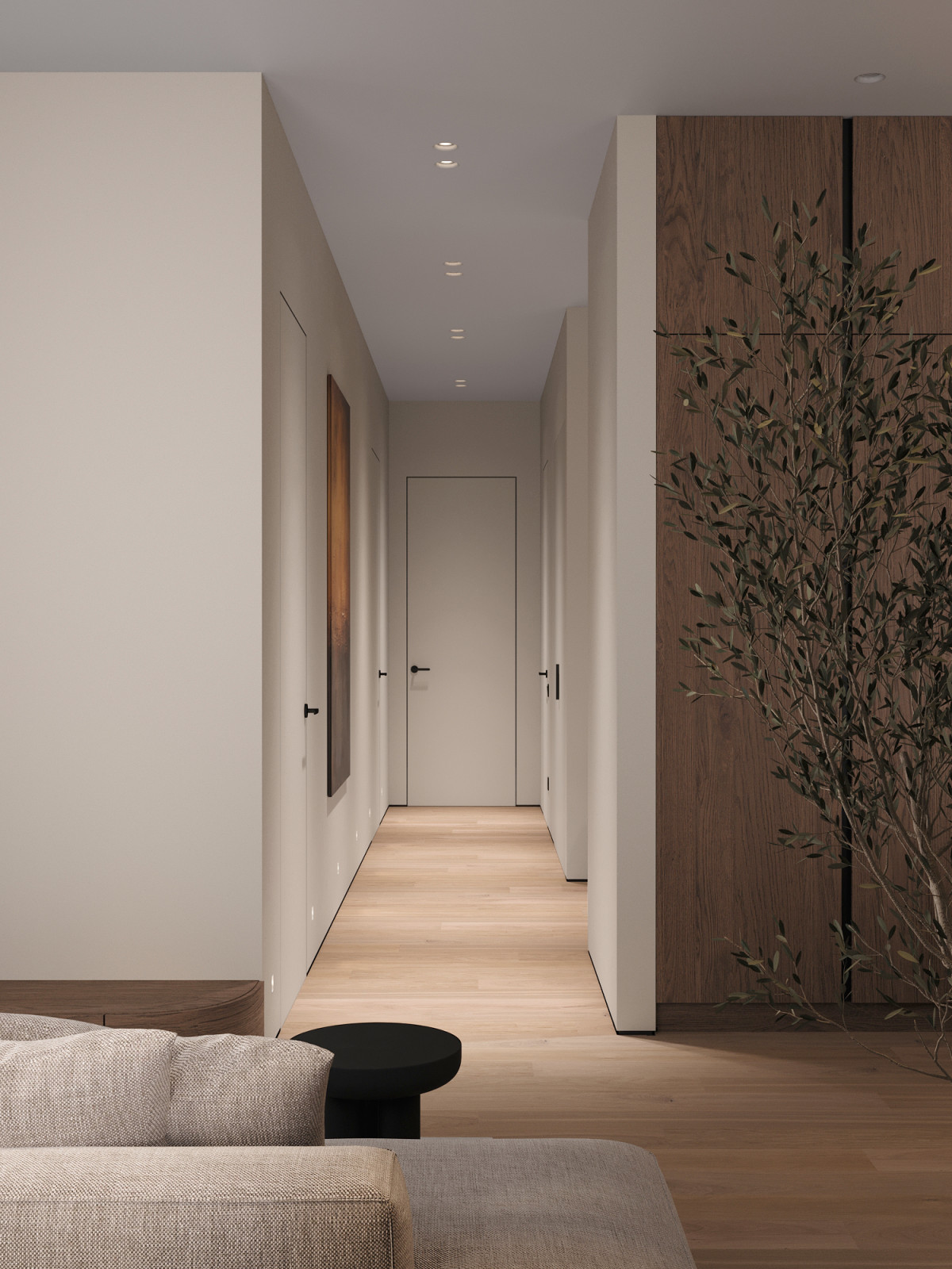 ЖК «Grand View» - квартира площадью 111,8 м2 в стиле уютный минимализм