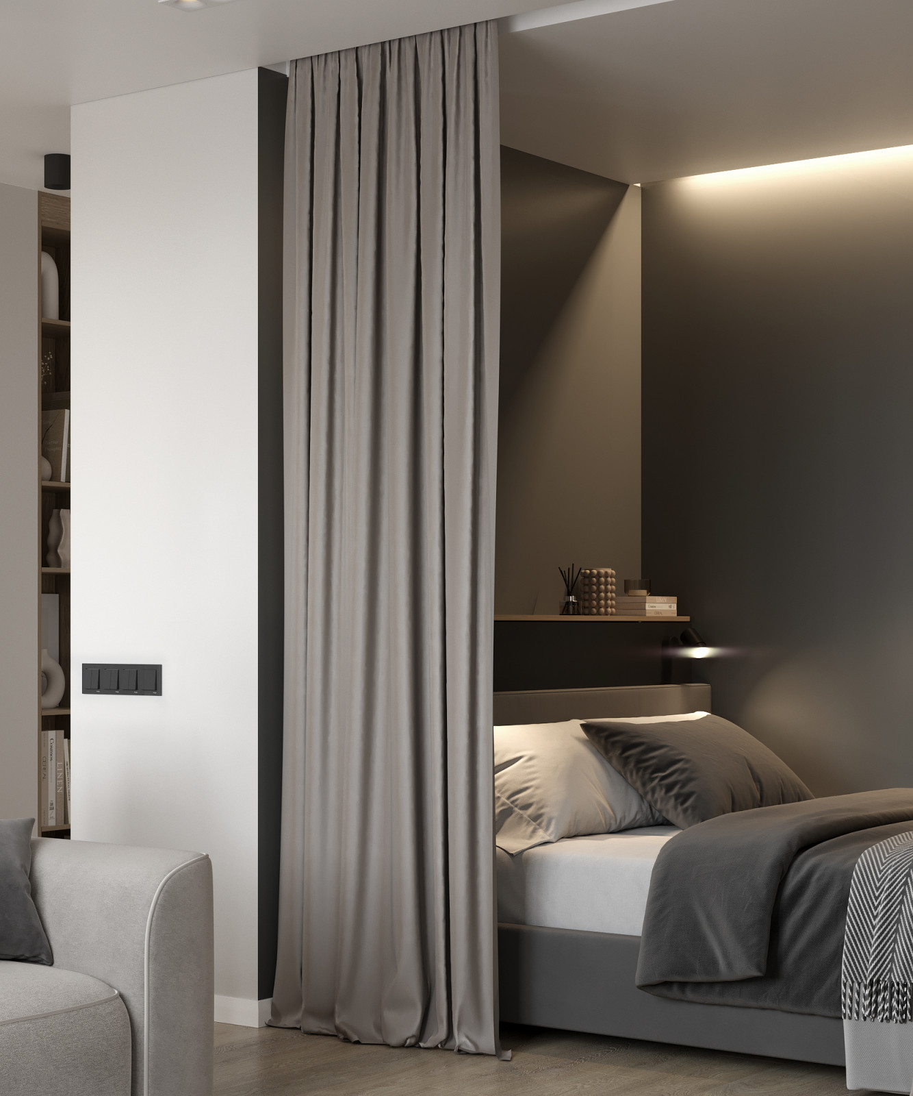 Дизайн-проект однокомнатной квартиры