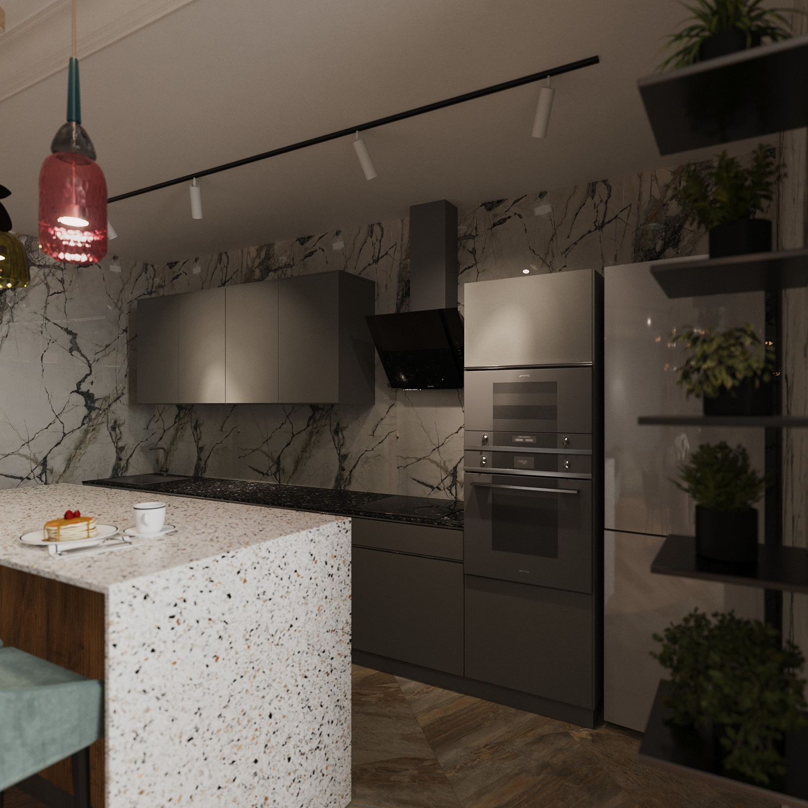 Девушка с зонтиком