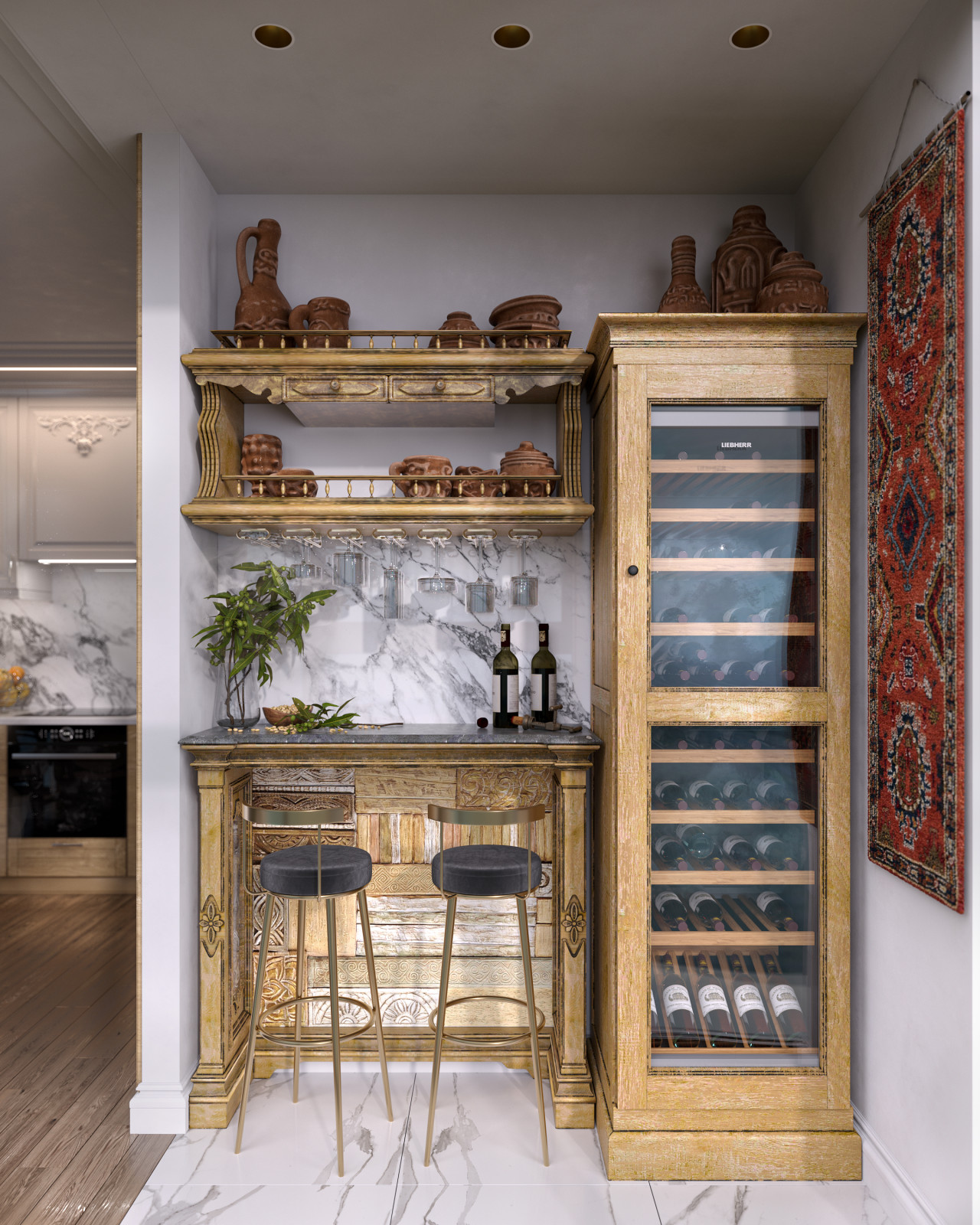 апартаменты на первой линии, с национальным характером