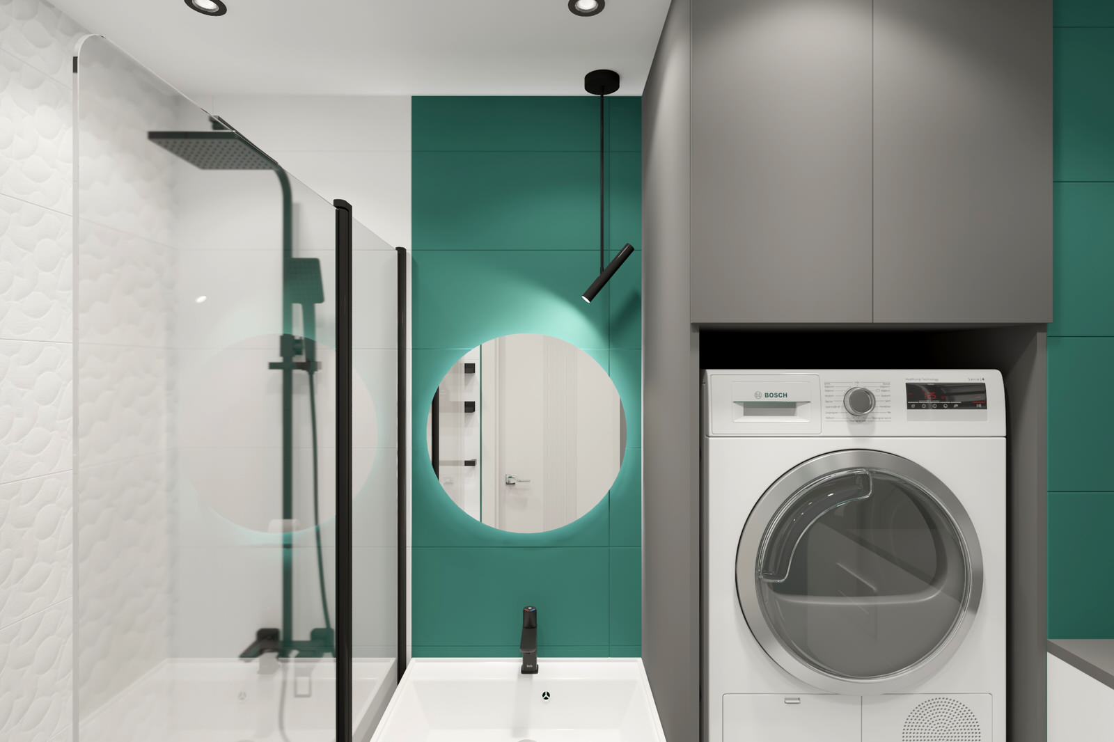 Двухкомнатная квартира 60 м2 в современном стиле в ЖК "Дмитровский Парк"