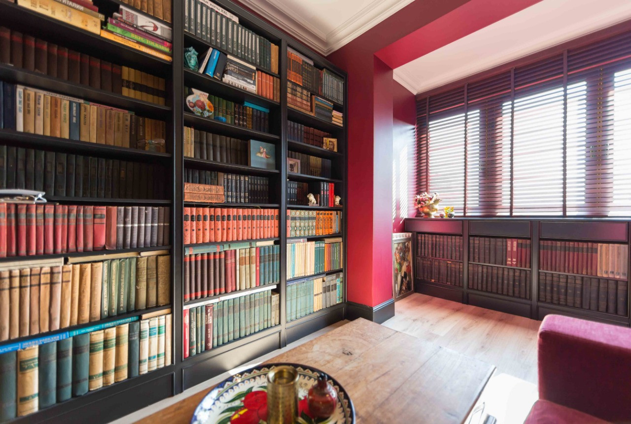 Библиотека из МДФ в эмали