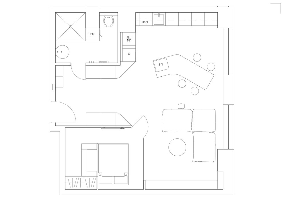 Houzz Украина: Квартира, которая напоминает космическую станцию