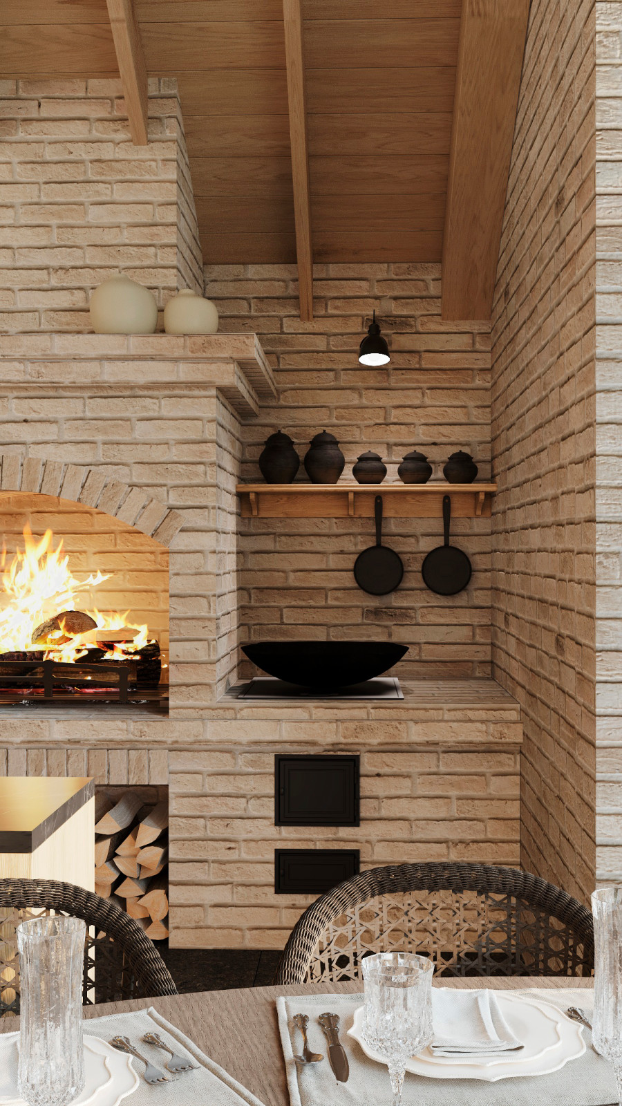 Мангальный домик