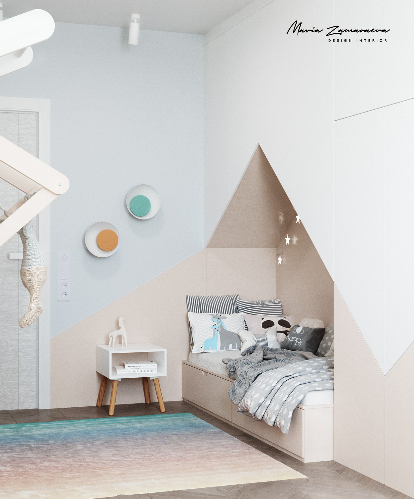 Детская комната для девочки с ламами