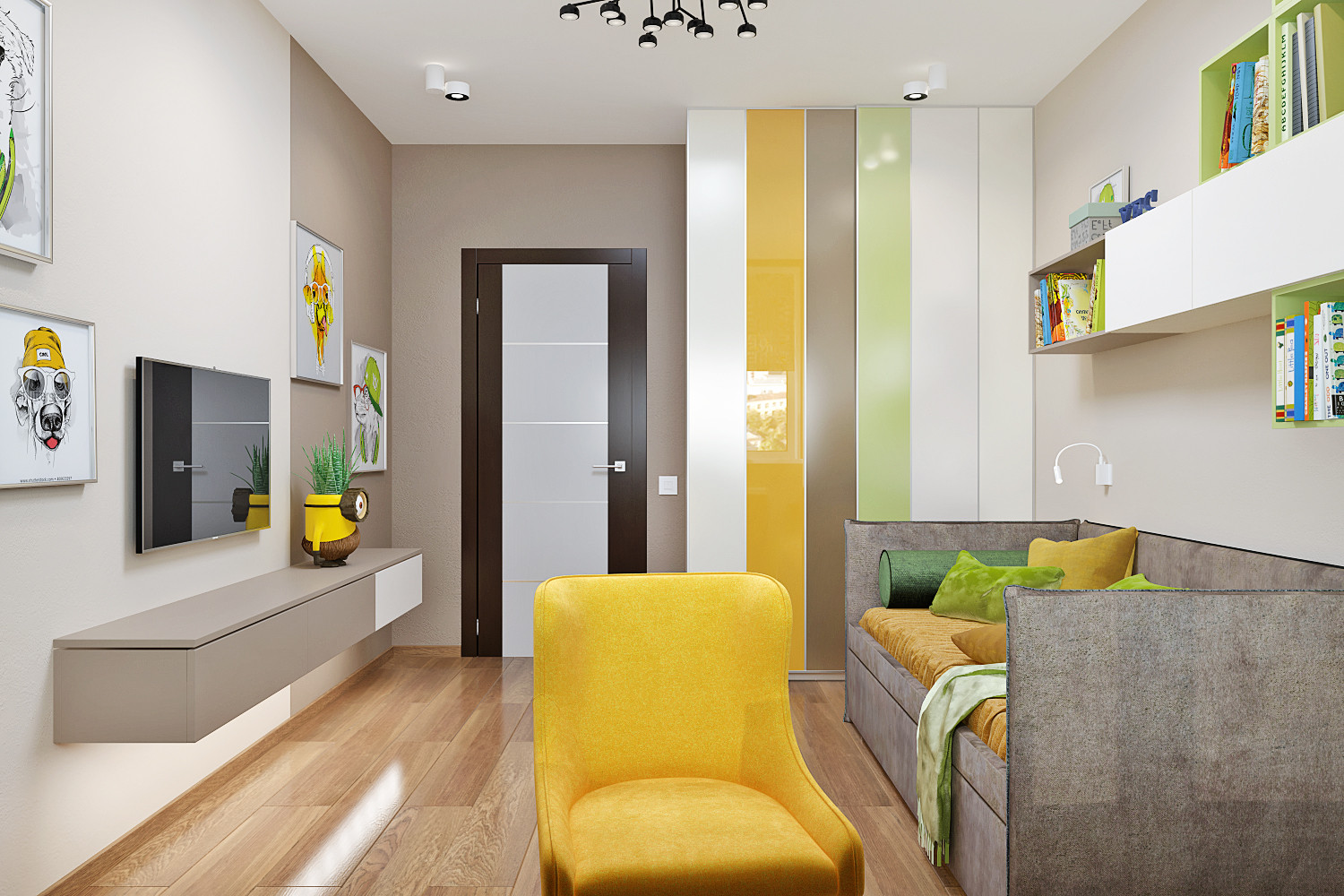 Апартаменты в Москве 90 кв.м. детская