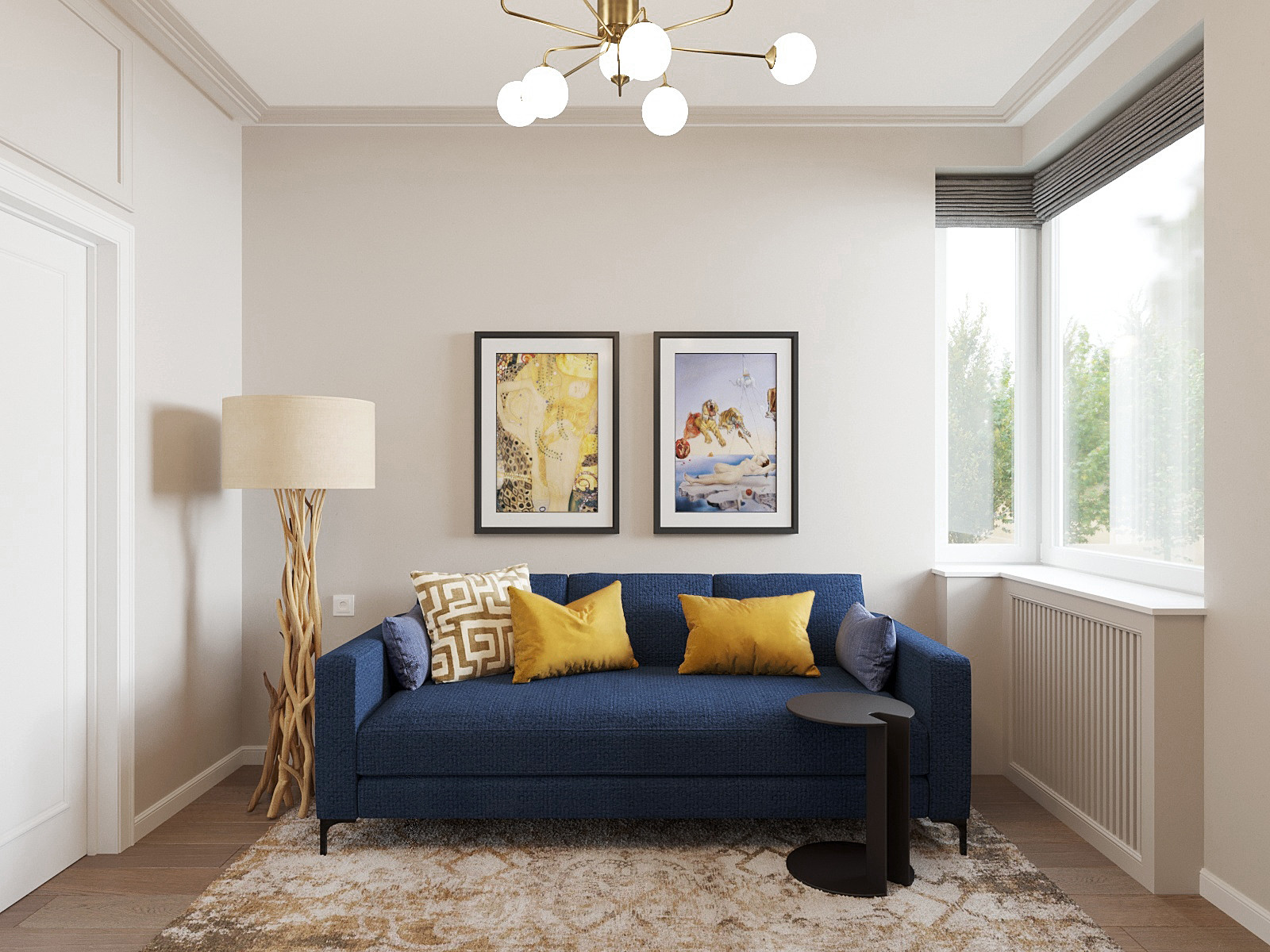 Обложка проекта: Яркая эклектика для молодой семьи