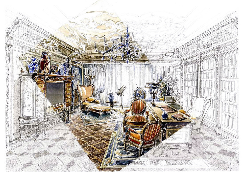 Эскизы - дизайн интерьера