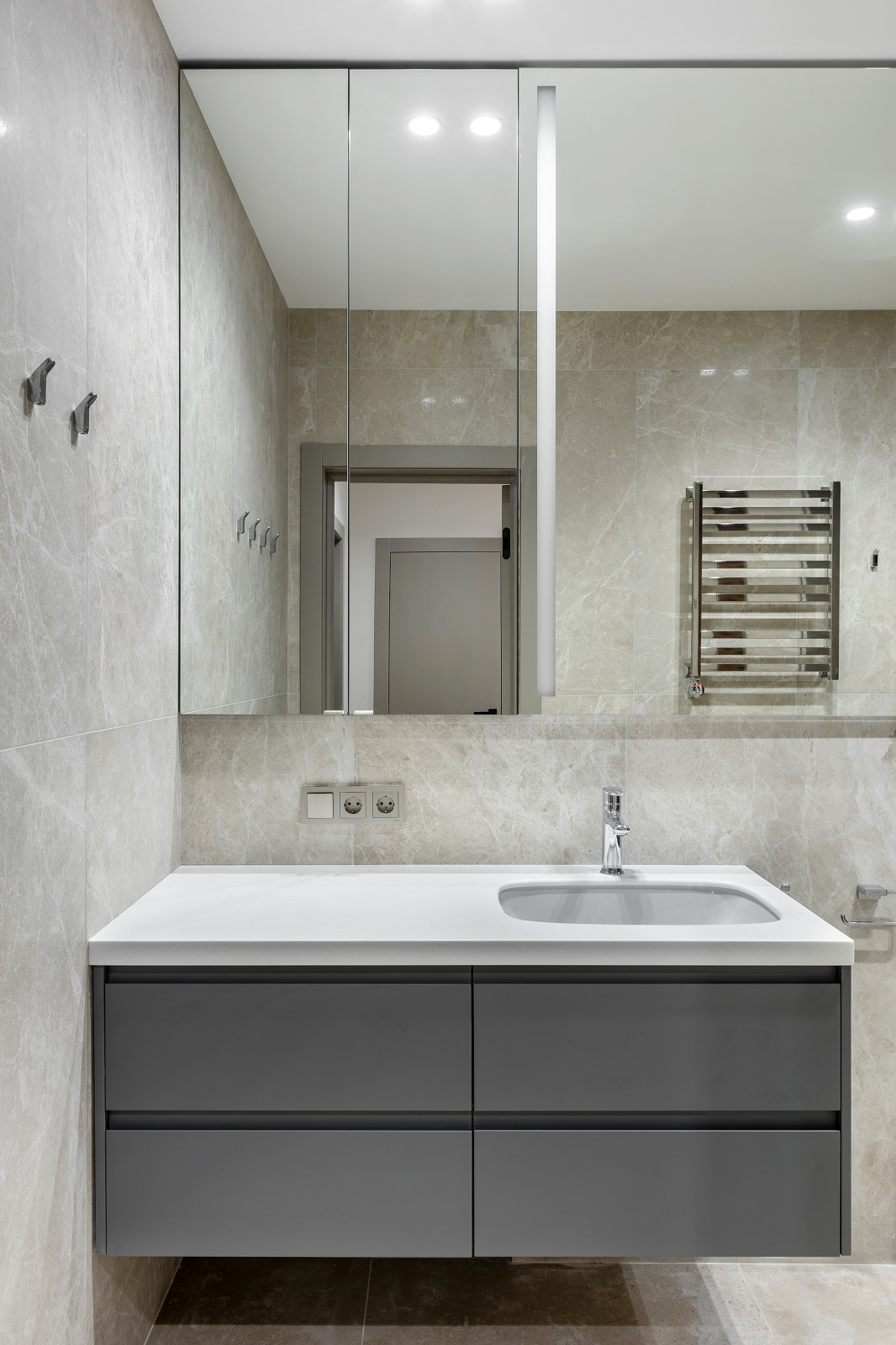 Реализованный проект квартиры 100кв.м в ЖК Атлантис