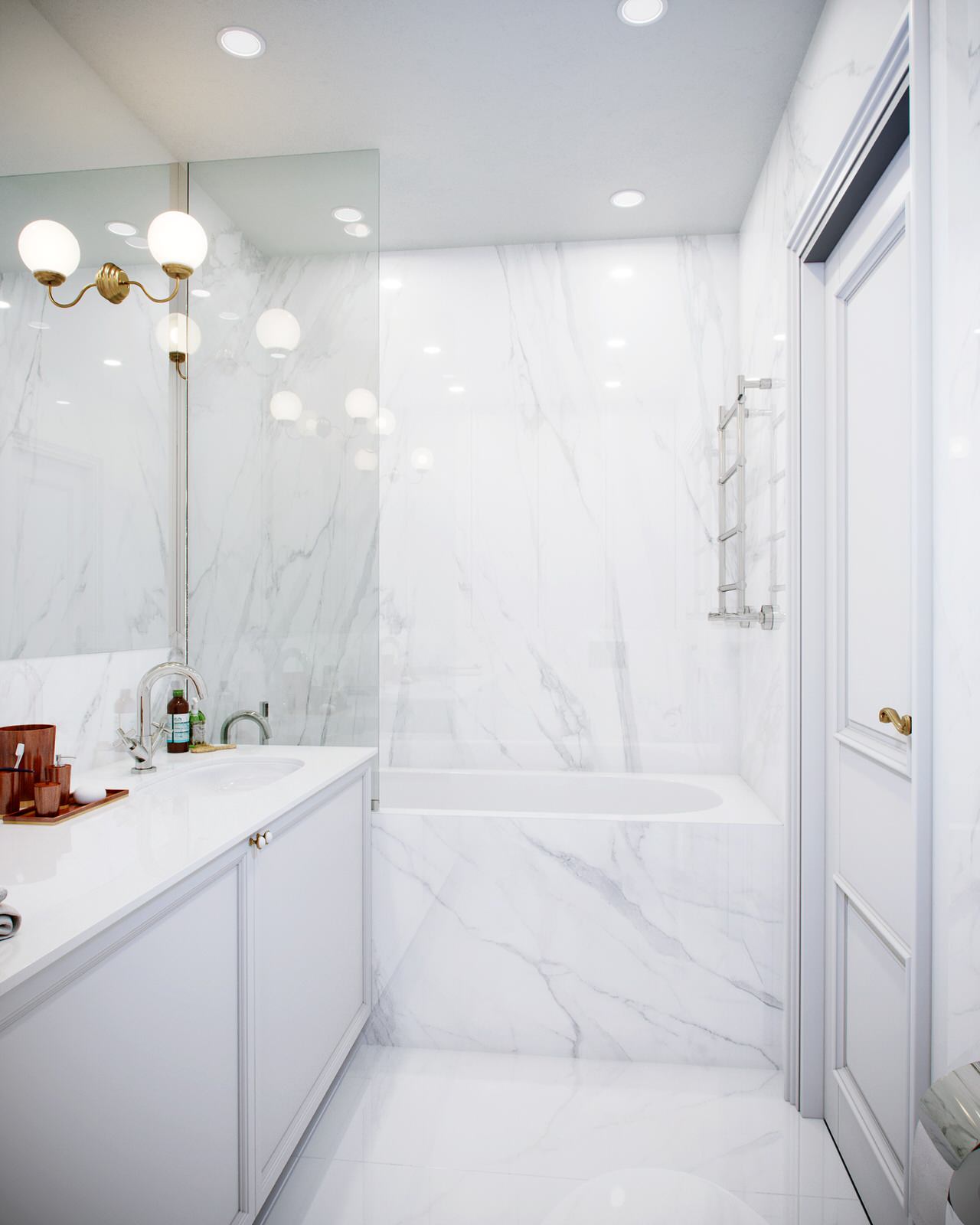 Однокомнатная квартира в классическом стиле