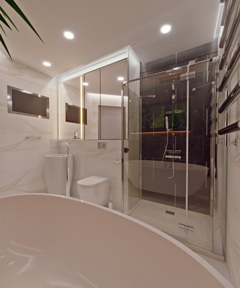 Интерьер квартиры в  ЖК "Дом на Фрунзенской". Санкт-Петербург