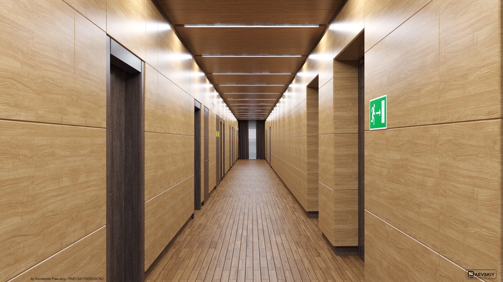 Фойе входа и коридоры дома культуры