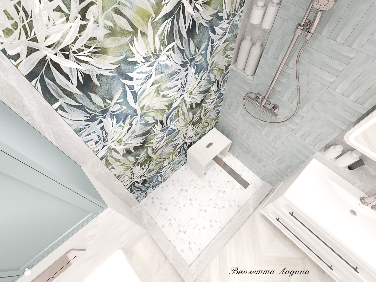 Квартира  в светлых тонах.. Двушка.