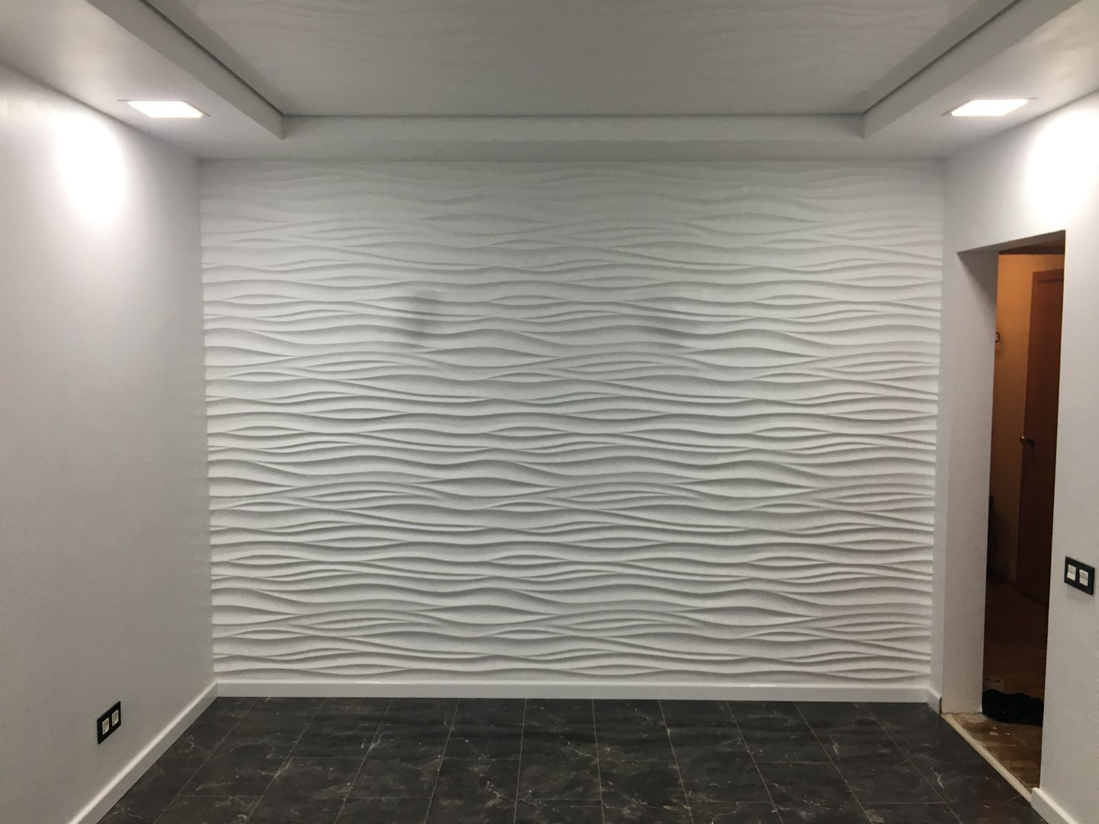 Гостиная в белом цвете.