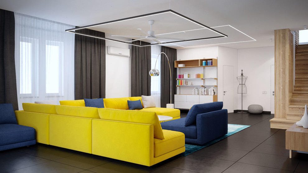 Обложка проекта: "Жилой дом с. Счастливое". Гостиная