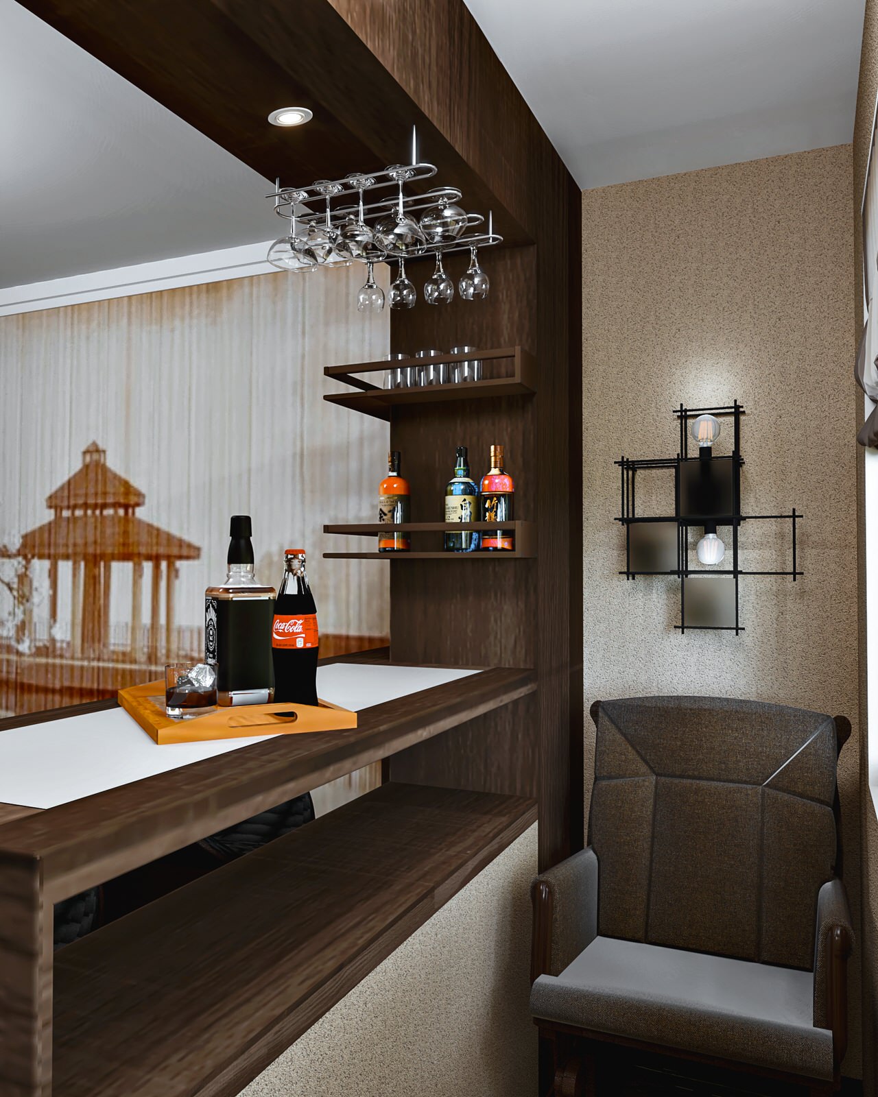 Двухкомнатная квартира для папы и сына