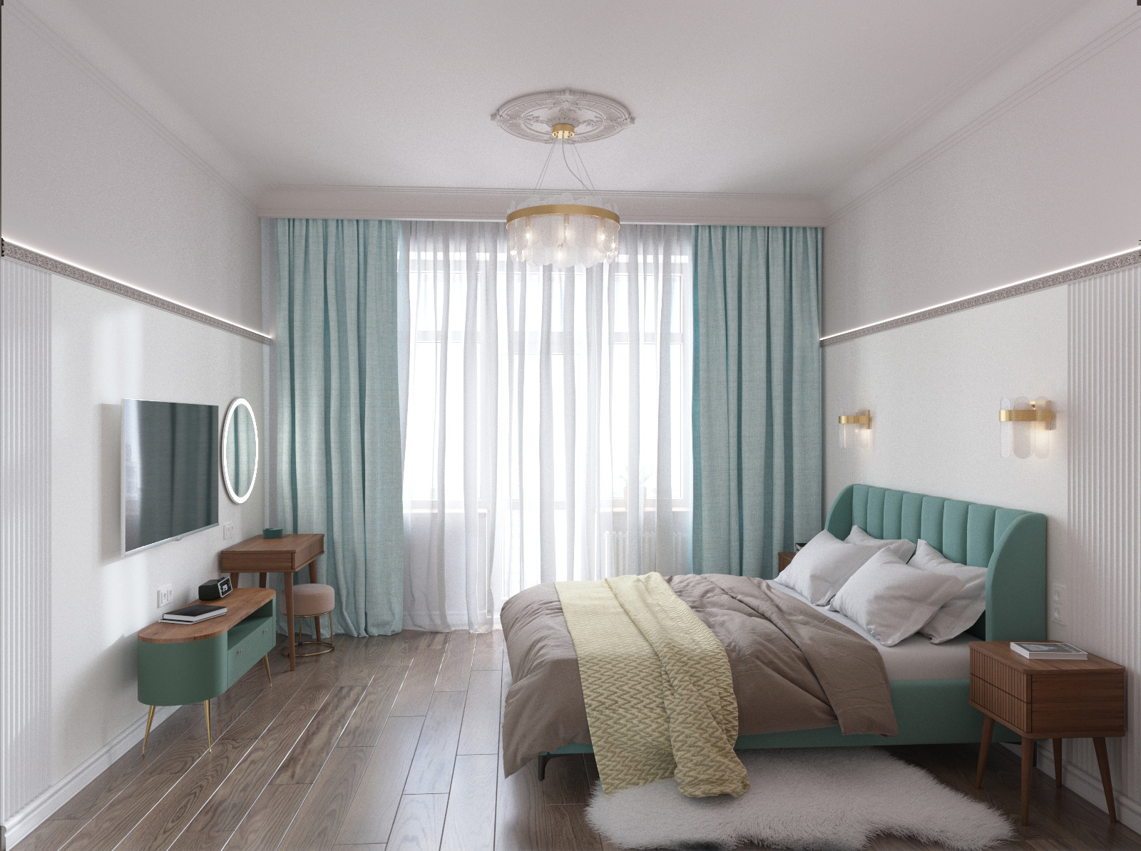 Квартира в лаконичной классике