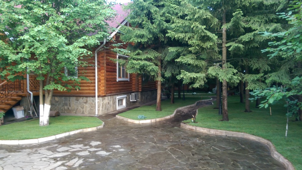 Укладка рулонного газона "под ключ"