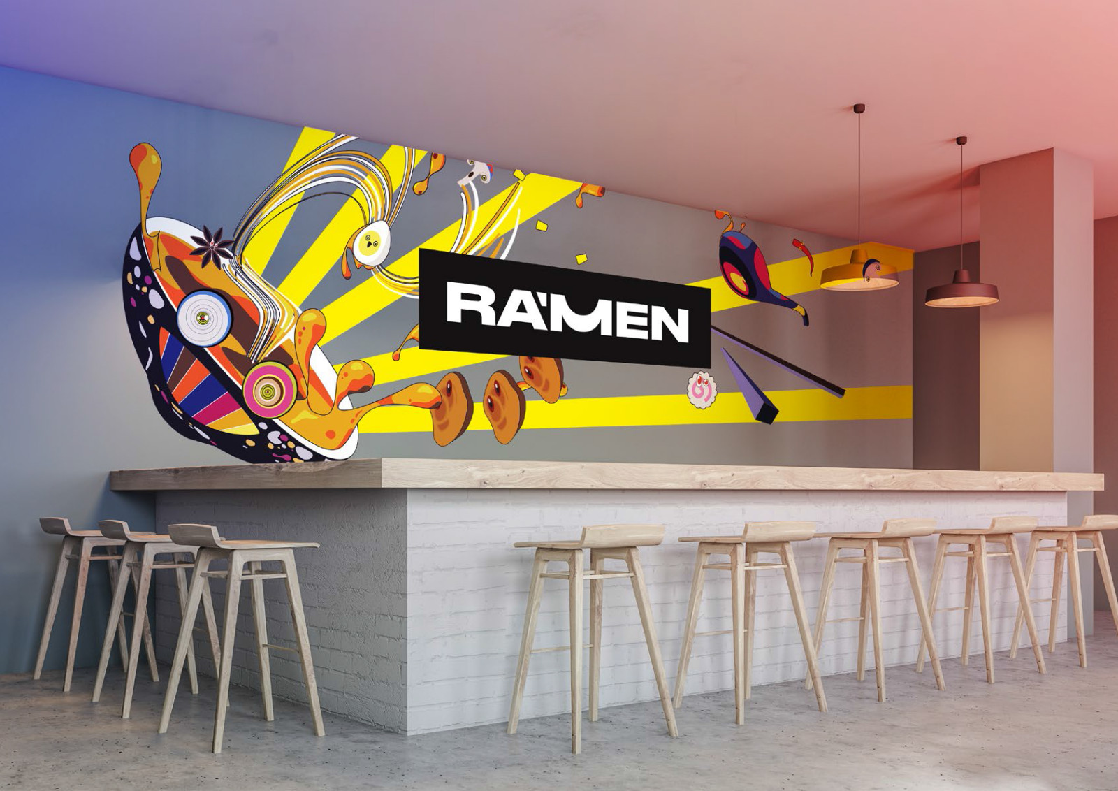 RA’MEN branding