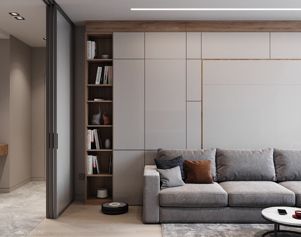 Теплый минимализм в ЖК Кутузов Град-1