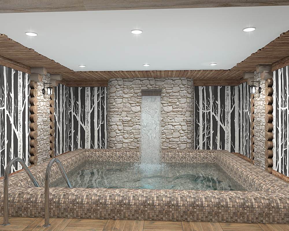 Сауна в русском стиле