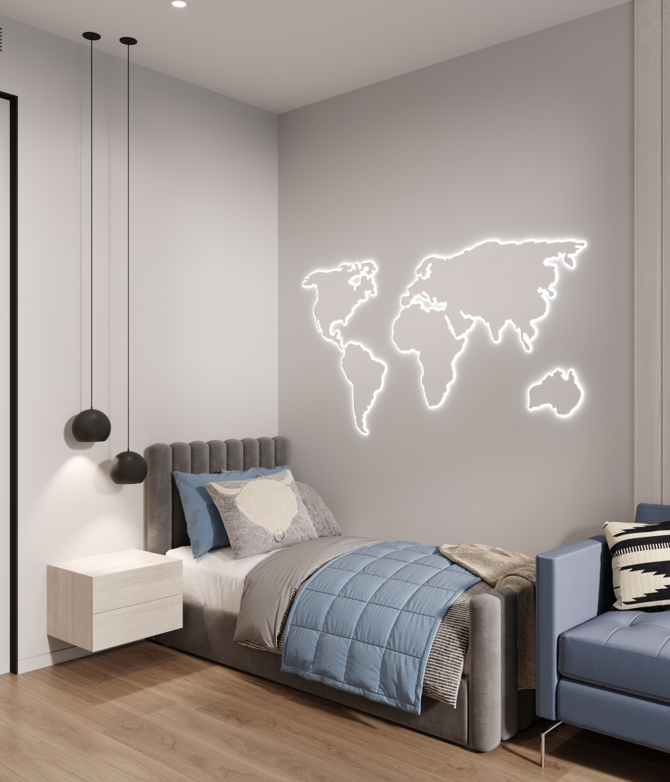 Квартира 127 кв.м. в современном стиле в ЖК Серебряный Парк.