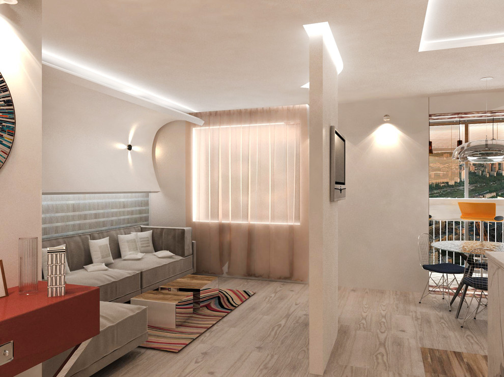 Обложка проекта: Дизайн интерьера квартиры в эклектичном стиле