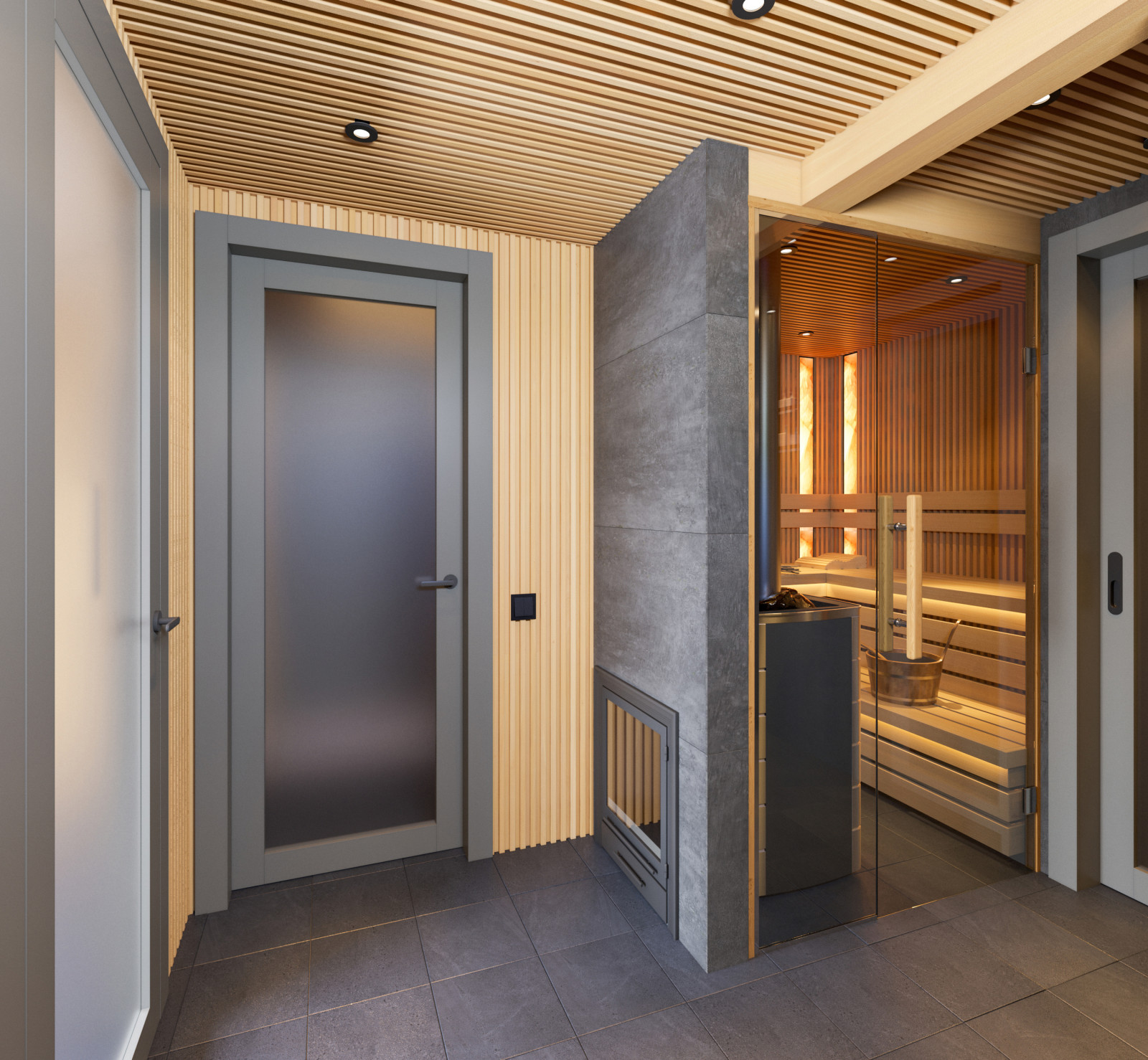 Реконструкция бани в Коркино