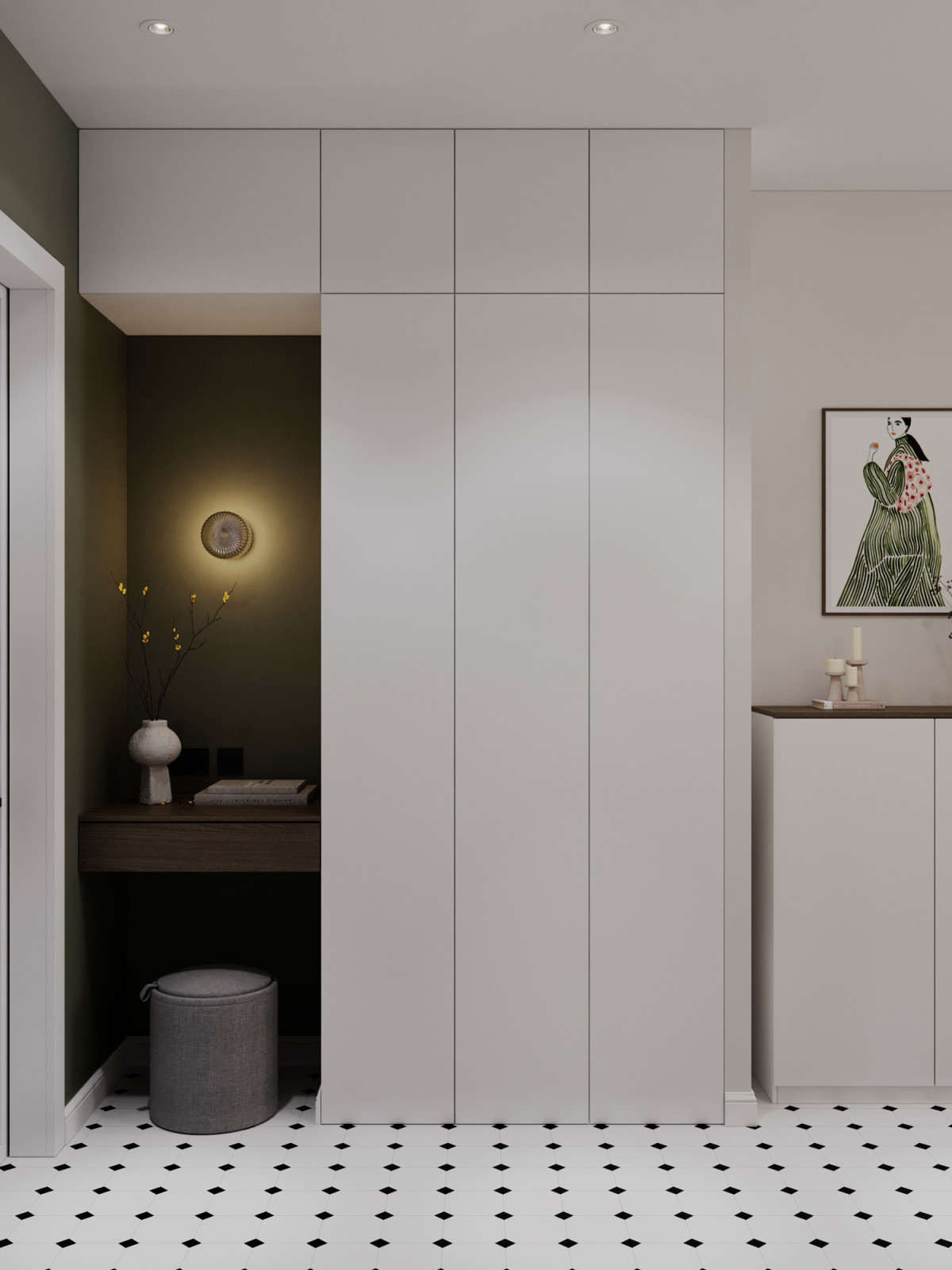 Обложка проекта: Светлый интерьер с цветовыми акцентами в ЖК Level Стрешнево