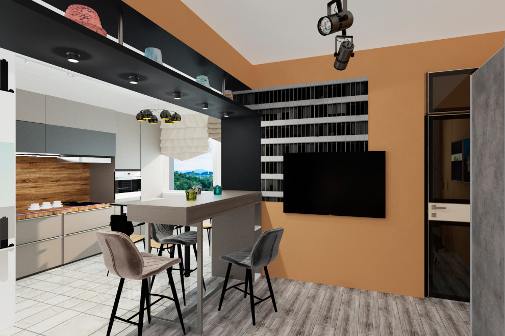 "Несерьёзный интерьер" Квартира в Сочи для отдыха