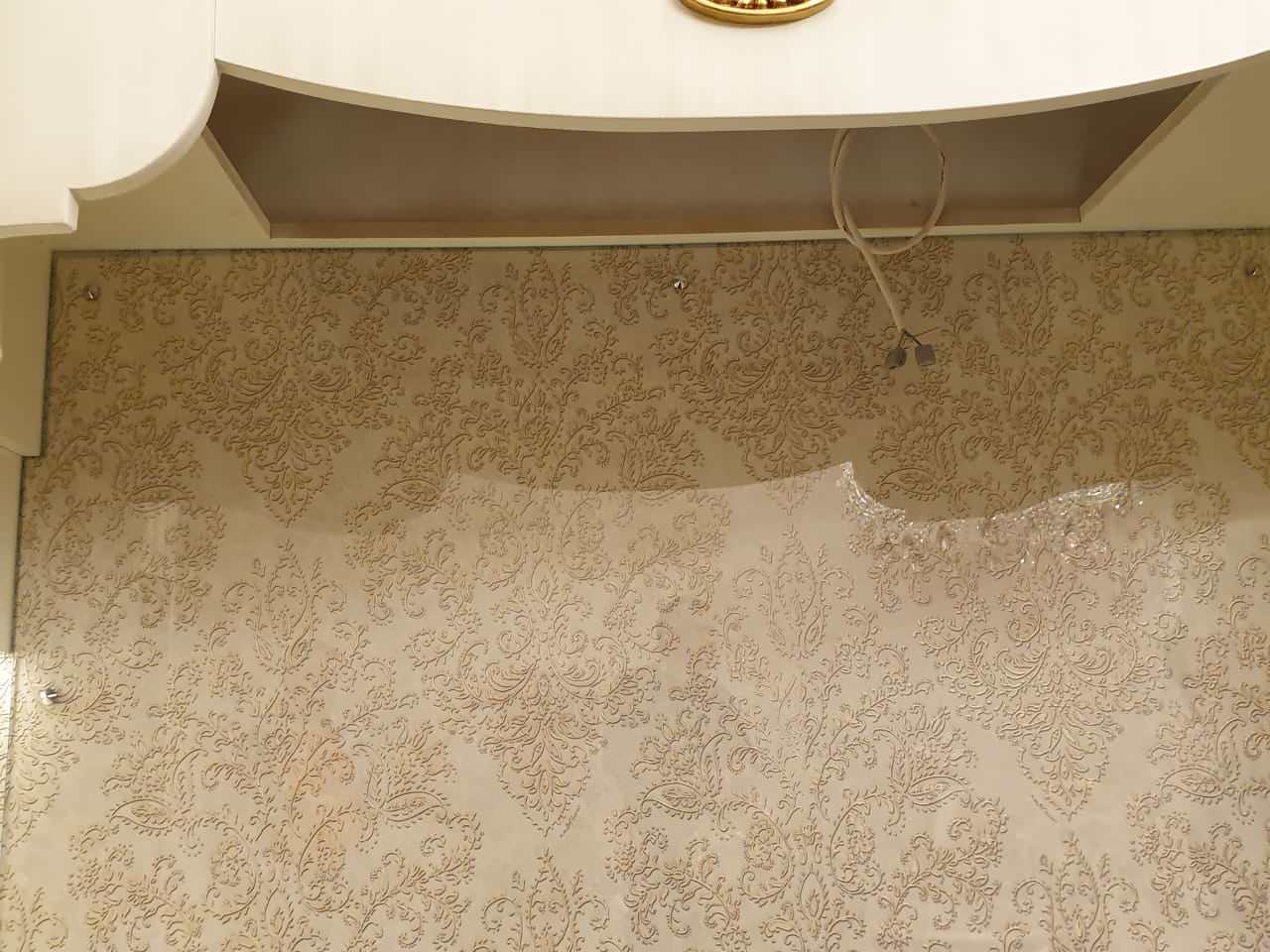 Стеклянный фартук на кухню