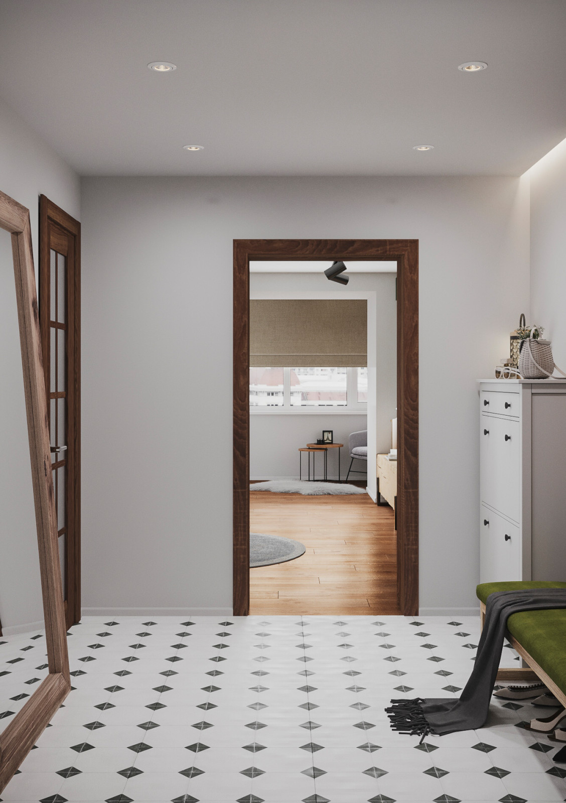 Скандинавский стиль для двухкомнатной квартиры, Народный бульвар