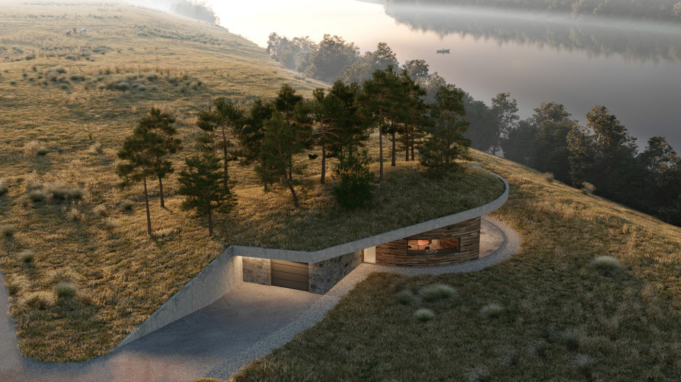 Обложка проекта: Жилой дом на берегу